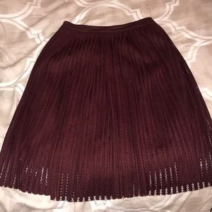 Red/maroon Mid day skirt